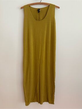 Noblu Chartreuse Sleeveless Maxi Dress